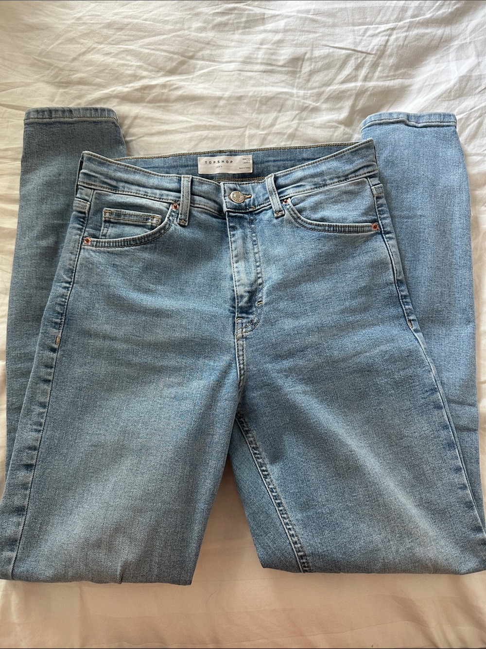 Topshop Jamie Jeans - Light Blue